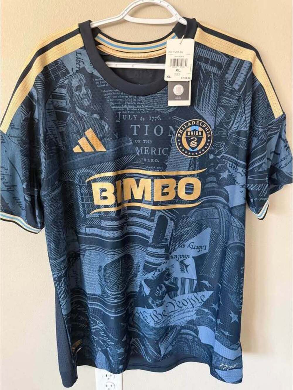 Philadelphia Union 2024 Authentic Home Jersey - Men's XL